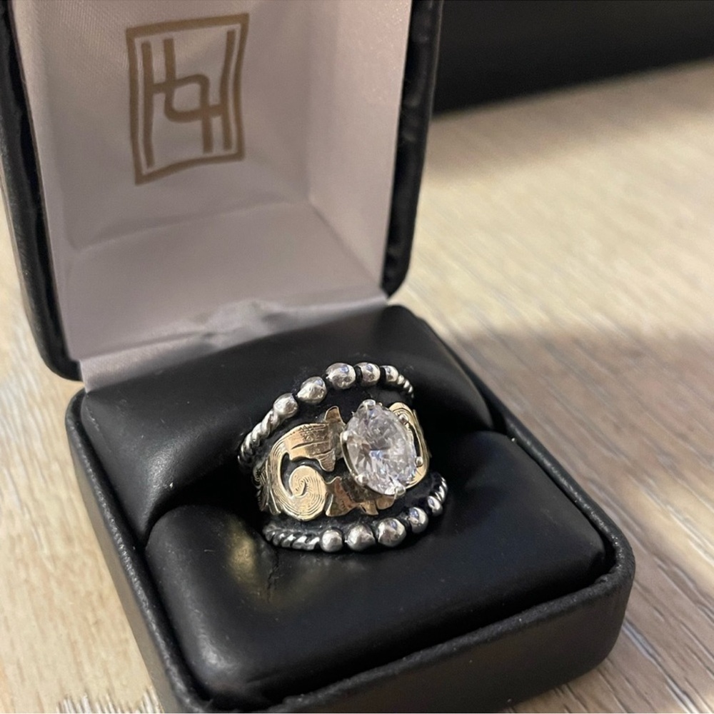 HYO Silver western ring
